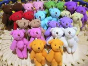 均ㄧ價~12色彩色熊 12色彩色兔熊 聖誕熊 派對小熊~100隻免運.結婚禮小物二次進場送客禮品聖誕節復活蛋贈品