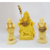(一組超優惠) 關聖帝君 周倉 關平 [神明公仔 模型廟會 模型陣頭 文創 縮小神明 ]《真的還不錯》