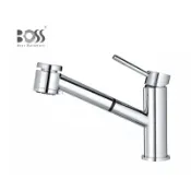 含稅附發票 BOSS低鉛 廚房伸縮龍頭 D-6090 平抽拉式 雙出水模式噴頭 日本進口陶瓷閥芯 台灣製造