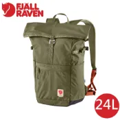 【Fjallraven 小狐狸 High Coast Foldsack 24L背包《綠》】F23222/後背包/筆電背包
