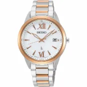 大高雄鐘錶城 seiko SK037 精工錶 Lukia V147-0CL0KS(SUT390J1) 玫瑰金時尚機械女腕錶/白面 33.9mm｜樂天領券現折★全館特惠中★指定刷卡回饋10%