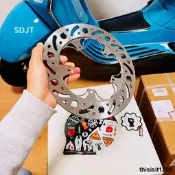 比亞喬Vespa台灣桃子刹車盤220mm固定碟盤150gts300布雷博車力屋