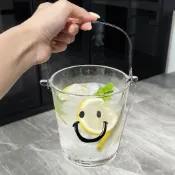 冰酒桶 小冰桶 冰塊桶 保冷桶 手提冰桶 香檳 葡萄酒 紅酒桶 保溫保冷 手提冰桶水果茶玻璃桶夏日戶外野餐快樂桶冰鎮啤酒