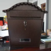 訂製logo門牌信箱 歐式信箱 文藝 信箱 郵箱 家居裝飾鐵藝信箱 田園風信箱 防水信箱 壁掛式信箱 意見箱