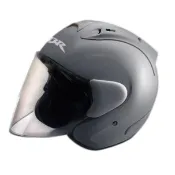 CBR S100 亮光灰 ｜ 四分之三安全帽 半罩安全帽 機車安全帽 3/4安全帽 內襯可拆洗 抗UV鏡片