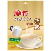 MOCCA摩卡 香麥奶茶 18g x 24包【萬家福】
