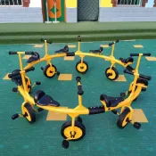 🚀24H出貨 兒童腳踏車 三輪車兒童 自行車 幼兒園轉轉車幼教兒童三輪車腳踏車2-8歲寶寶4人車小孩玩具童車