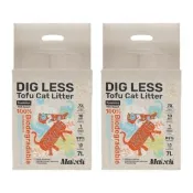 【Maoch】益菌奶香消臭豆腐貓砂1.5mm-7L/包；2包組(豆腐砂 除臭貓砂 貓砂)