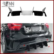 適用於【賓士BENZ A级 W176 A45 AMG 2013-2018】後唇後下巴後擾流板後刀鋒風刀包圍外飾改裝