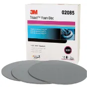 3M 海綿砂紙 2085 鑽石結構(金字塔型)6英吋 3000番 水磨砂紙（單片）
