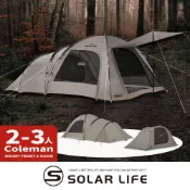 Coleman ROOMY FRONT 2-ROOM / 灰咖啡 / CM-18351 2-4人帳篷 雙人帳  一房一廳