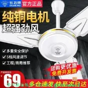 【可開統編】鉆石牌吊扇家用客廳餐廳商用56寸大風力工業五葉電風扇不銹鋼遙控