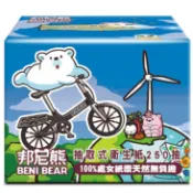 BeniBear邦尼熊抽取式衛生紙250抽x30包/箱(腳踏車版)【可單包店到店/箱購賣家宅配免運】