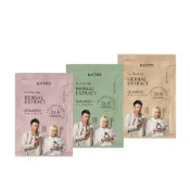 KAFEN 熱銷 療癒草本系列洗髮精試用包 艾草控油 龍膽護色保濕 芍藥舒緩去屑 旅行包  試用包15ml