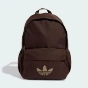 【adidas 愛迪達】後背包 運動包 書包 旅行包 大容量 雙層 三葉草 CL BACKPACK 咖啡 KQ6388