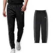 【adidas 愛迪達】青年版 經典三線褲 內裡磨毛 修身縮口 休閒長褲 長褲(男女同款 AK11647)