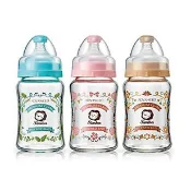 小獅王辛巴 蘿蔓晶鑽寬口玻璃小奶瓶 180ml 【樂兒屋】