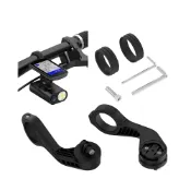 殼起來3C手機配件 【自行車拓展延長支架】適用 Garmin Edge 800 500 510 200 20 25碼表 前燈 二合一支架