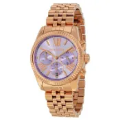 『Marc Jacobs旗艦店』美國代購 Michael Kors 薰紫玫瑰金三環腕錶｜100%全新正品｜特價 ViVi歐日韓連線