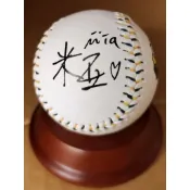 台鋼雄鷹 王柏融 曾子祐 米亞 親筆 簽名球 元年紀念球  附全新球框