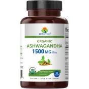 『美國精選』Brieofood organic ASHWAGANDHA 南非醉茄 1500毫克 90粒