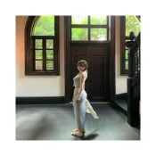 (店+)一件代發2026新款氣質休閑松弛純欲針織工字背心半身長裙休閑套裝 92