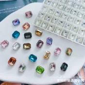 Rainbow Nail  K9美甲長方八角尖底鑽  K202-K212 異形鑽 美甲大鑽