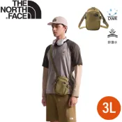【The North Face 美國 單肩背提包3L《軍綠》】8C6F/手提包/輕量/防潑水/日常外出/旅遊/通勤/戶外