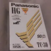 日本原裝 PANASONIC 日本松下HG TC-30  VHSC 空白錄影帶 90MIN