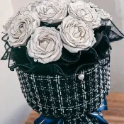 小香風花束/香奈兒花束/情人節花束/香皂花/香氛花束/永生花禮盒