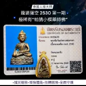 -(下標前請先詢問)人緣大師 龍婆薩空 2530 第一期 極稀有“帕猜小模藥師佛”【夢幻佛牌】