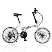 BIKEDNA G7 20吋24速鋁合金SHIMANO變速摺疊車 前後快拆雙碟煞451輪組  CP值小折首選