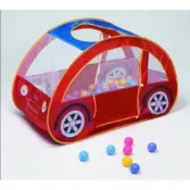 貝比童館 汽車帳篷球屋/汽車造型球屋/汽車球屋/遊戲球屋 贈送100顆7公分彩球 汽車帳篷遊戲球屋+100球