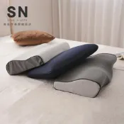 (店+)【SN寢具】吸濕排汗釋壓記憶枕 經典款 蝶型款 傳統麵包型-三款任選/助眠枕/止鼾枕/護頸枕/按摩枕