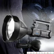 P70照明手電筒 戶外LED防水強光手提燈 送三腳架 手電筒強光 多功能超亮手電筒 USB充電探照燈 6/17