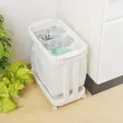 (店+)【TONBO】★日本製移動式垃圾袋架 (資源回收/多格分類/垃圾袋掛架/垃圾桶)
