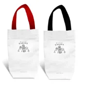 (店+)【小麥購物】文青帆布飲料提袋(帆布袋 手提袋 杯套 杯袋 環保袋 水壺 飲料 文青 提袋 背袋)