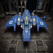 【暢銷臺灣 今日特價 🔥】戰錘40K 劍尾截擊機 3D打印模型 星際戰士空戰載具桌遊未塗裝白模