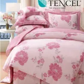 (店+)60支100%純天絲TENCEL 雙人 加大 特大組合 規格可選  兩用被床包四件組 七件式鋪棉床罩組 嫣織