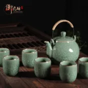 免運 工廠直銷 茶具 茶壺 功夫茶具 茶壺套裝 龍泉青瓷精品茶具陶瓷提梁壺家用茶壺涼水壺大容量過濾泡茶壺包郵店長推薦/特惠 工廠現貨出 特價出 全館折扣 售後保障 zm5319
