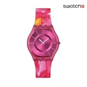 Swatch PARADISE PETALS 超薄手錶/男錶/女錶/瑞士製造 SS08P113 (34mm)