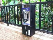 ☆古董公用電話_Public Telephone-完整版-民宿.主題餐廳.PUB必備收藏最後機會(黑色)