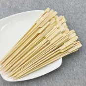 🔥臺灣出貨🔥【爆款免運】冰糖葫蘆竹籤批發一次性燒烤串串關東煮竹籤商用鐵炮串扁竹籤字免運