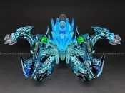 TAKARA TOMY 彈珠超人 CB81 透明藍王者白虎+CB73 電鍍爆衝手臂+CB62 電鍍腳座 激戰彈珠人 限定