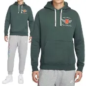 【NIKE 耐吉】As M Nsw Club Po Bb Hdy Shs Ii 長袖 男款 綠色 帽T HQ4952-338