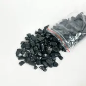 (店+)【御古齋】天然 黑曜石 水晶砂 粗砂 碎石 1公斤裝 消磁 淨化磁場 增強能量 去除厄運 0119
