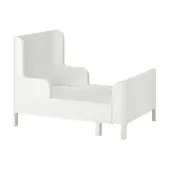 二手 IKEA BUSUNGE 延伸床 白色 80x200 公分 兒童床 床架 嬰兒床