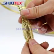 線材避震網6-12MM彩色蛇皮網線束套管編織網管伸縮蛇紋管pet線套
