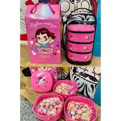 【YUYU-SHOP】現貨到 2026年款 含稅 不二家 過年禮盒 木馬樂園綜合禮盒 千蜜  牛奶糖三層提籃 禮盒