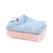(店+)【KINUJO】絹女 COCO醬 純棉柔紗毛巾 (日本製 今治認證 純棉紗布巾 蓬鬆柔軟 吸水速乾__Kimi極美職人推薦)
